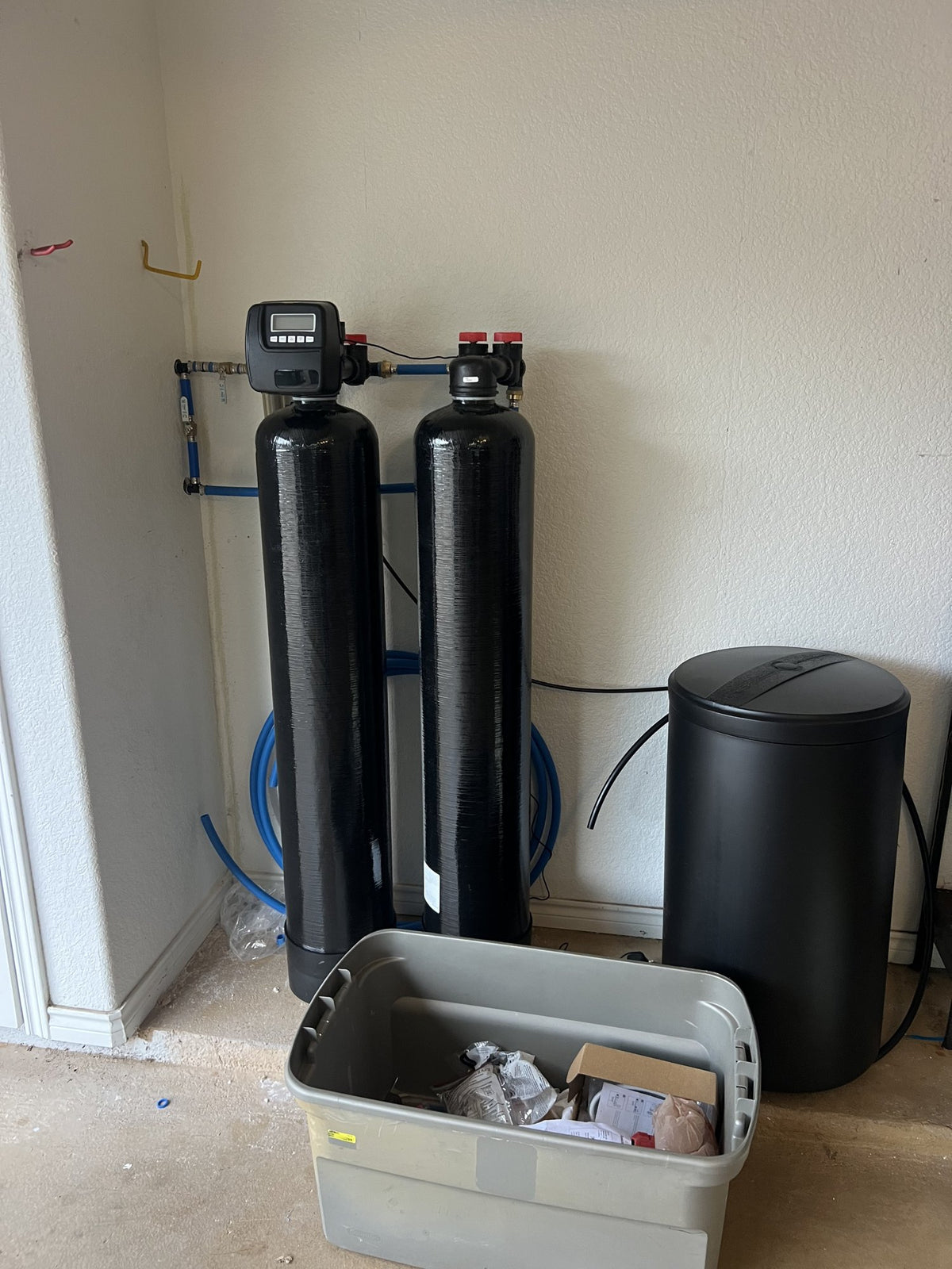 lonesprings twin tank softener carbon