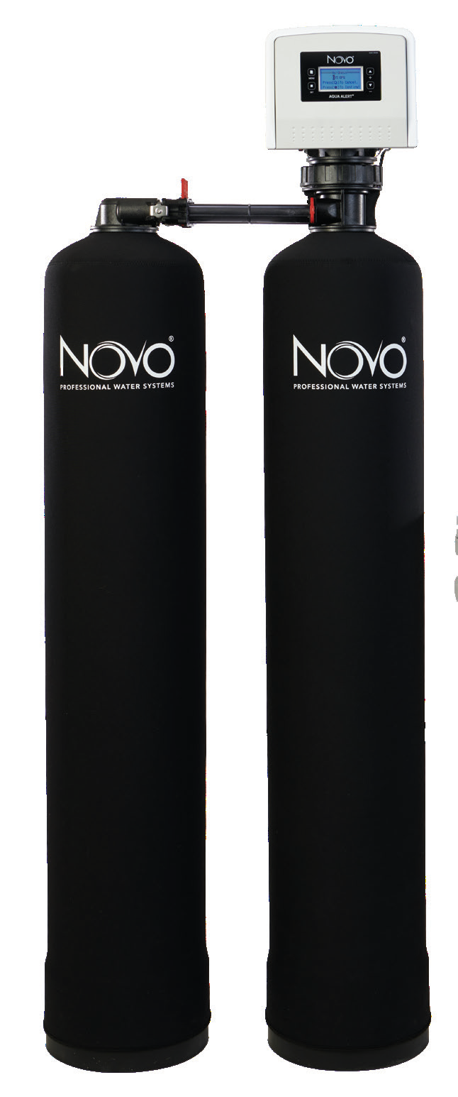 NOVO 489UFHTO twin tanks - softener and catalytic carbon